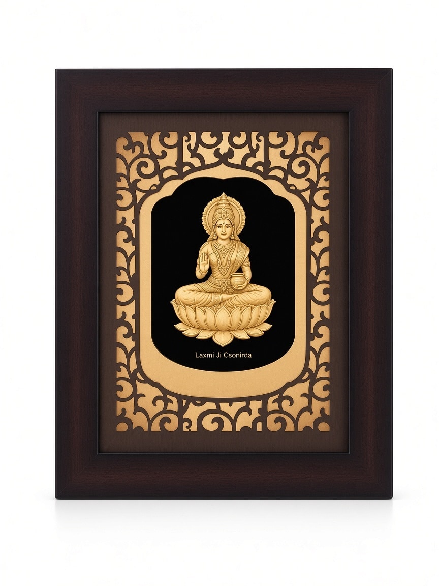 24kt gold leaf artwork of Balaji