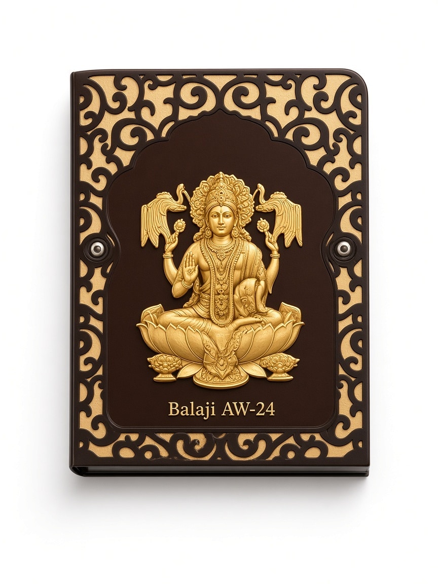 24kt gold leaf artwork of Balaji