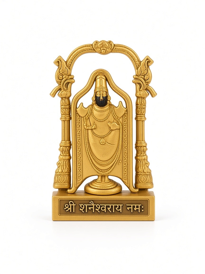 24kt gold leaf artwork of Balaji