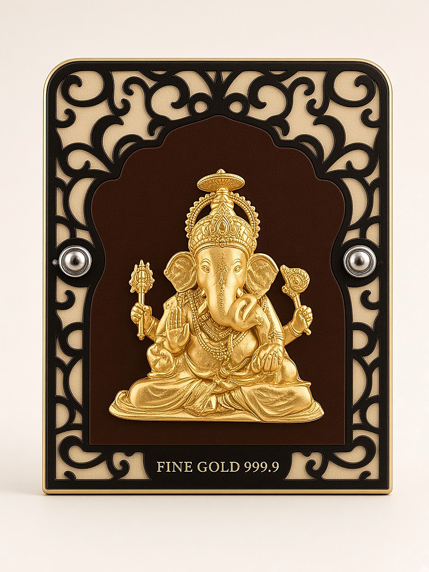 24kt gold leaf artwork of Dagdu Seth
