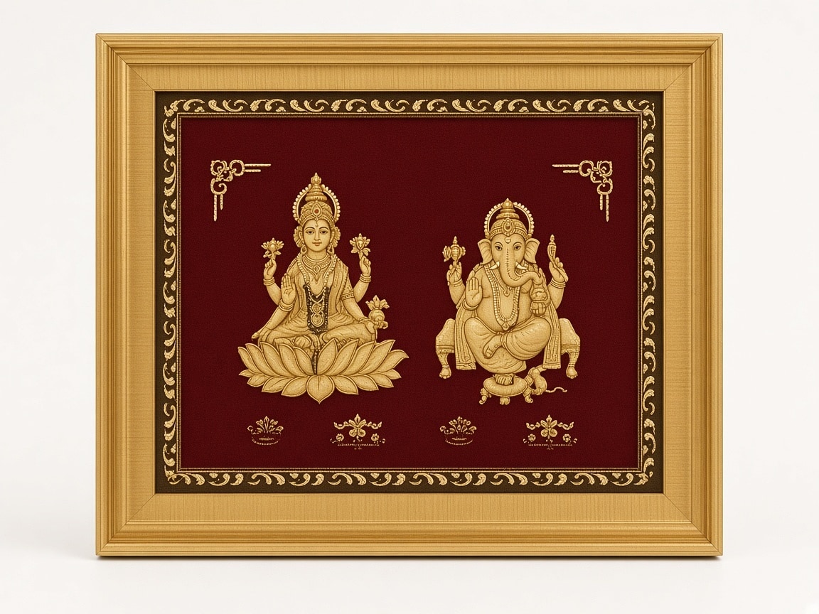 24kt gold leaf artwork of Duo Stand