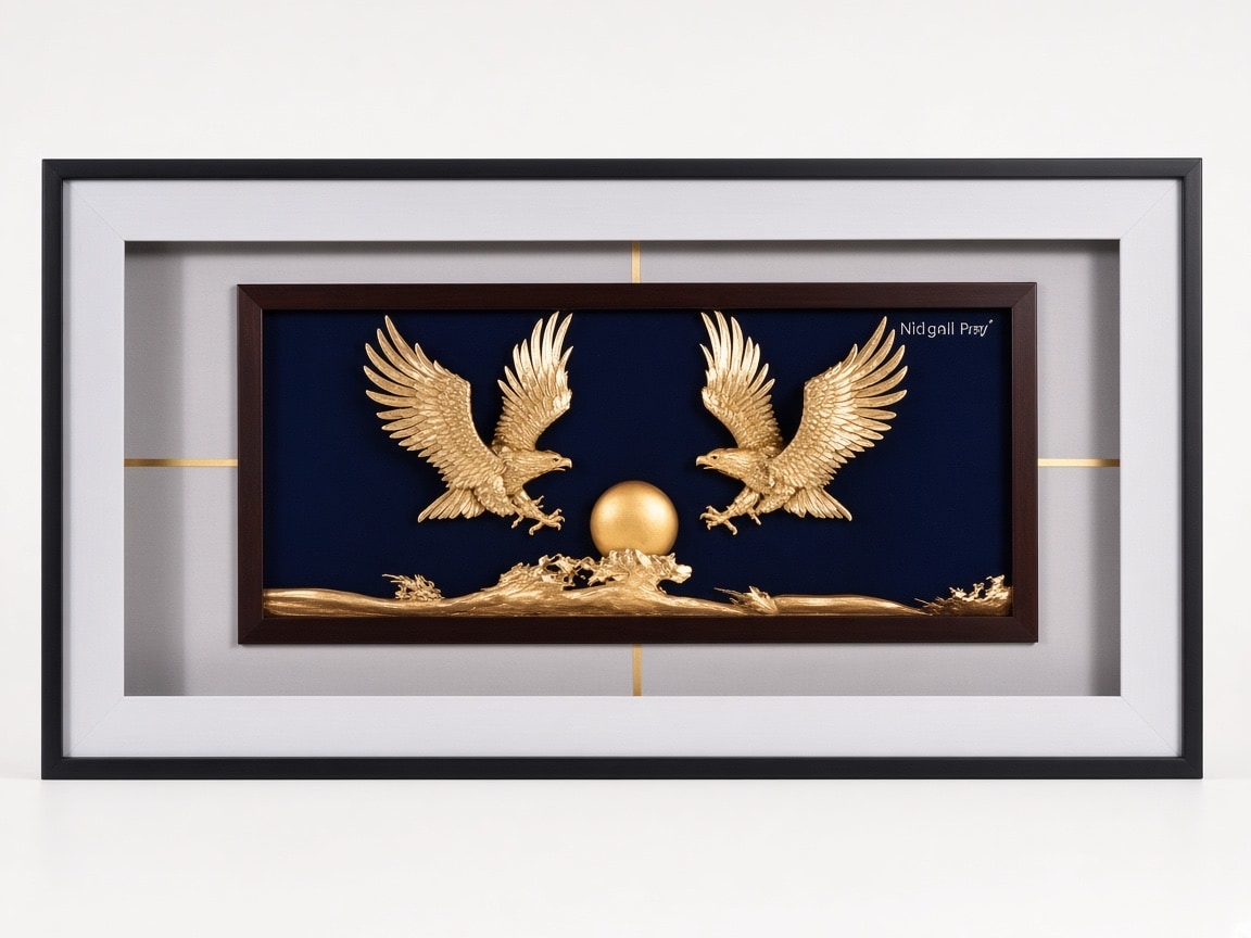 24kt gold leaf artwork of Gold Eagle's