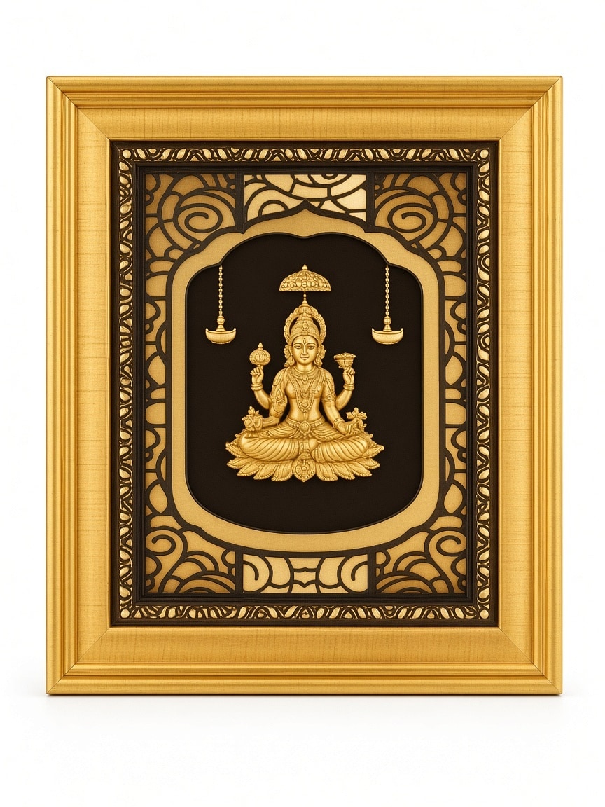 24kt gold leaf artwork of Hanuman Ji