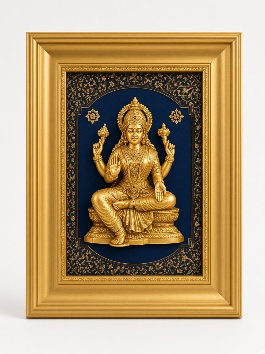 24kt gold leaf artwork of Hanuman Ji