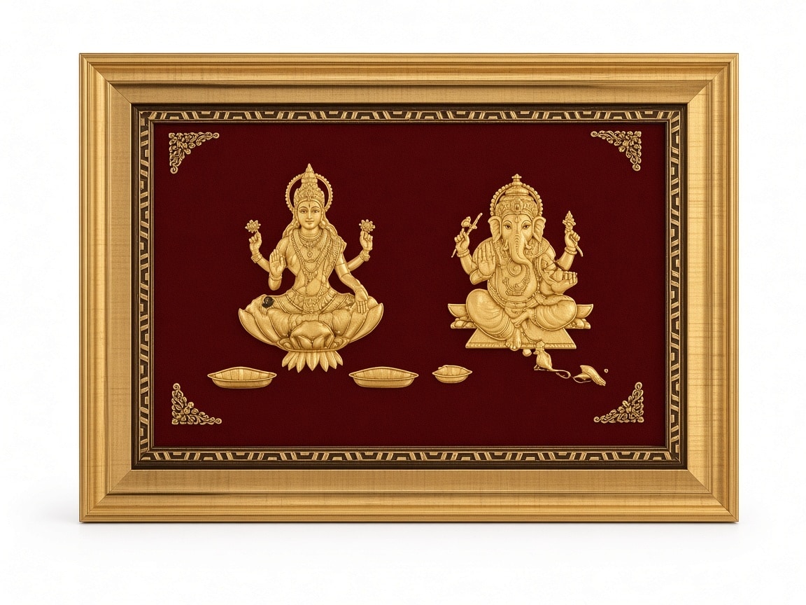 24kt gold leaf artwork of Jagannath Puri