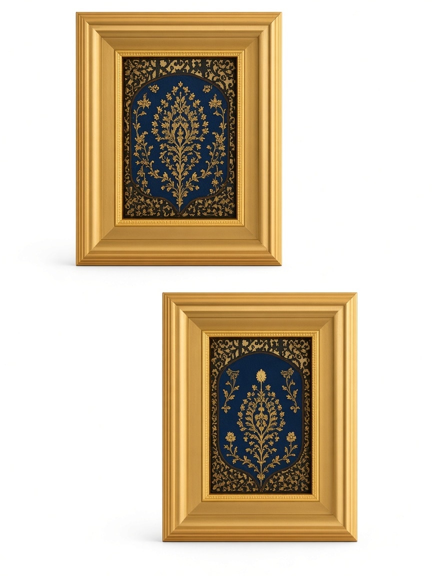 24kt gold leaf artwork of Kateel Devi