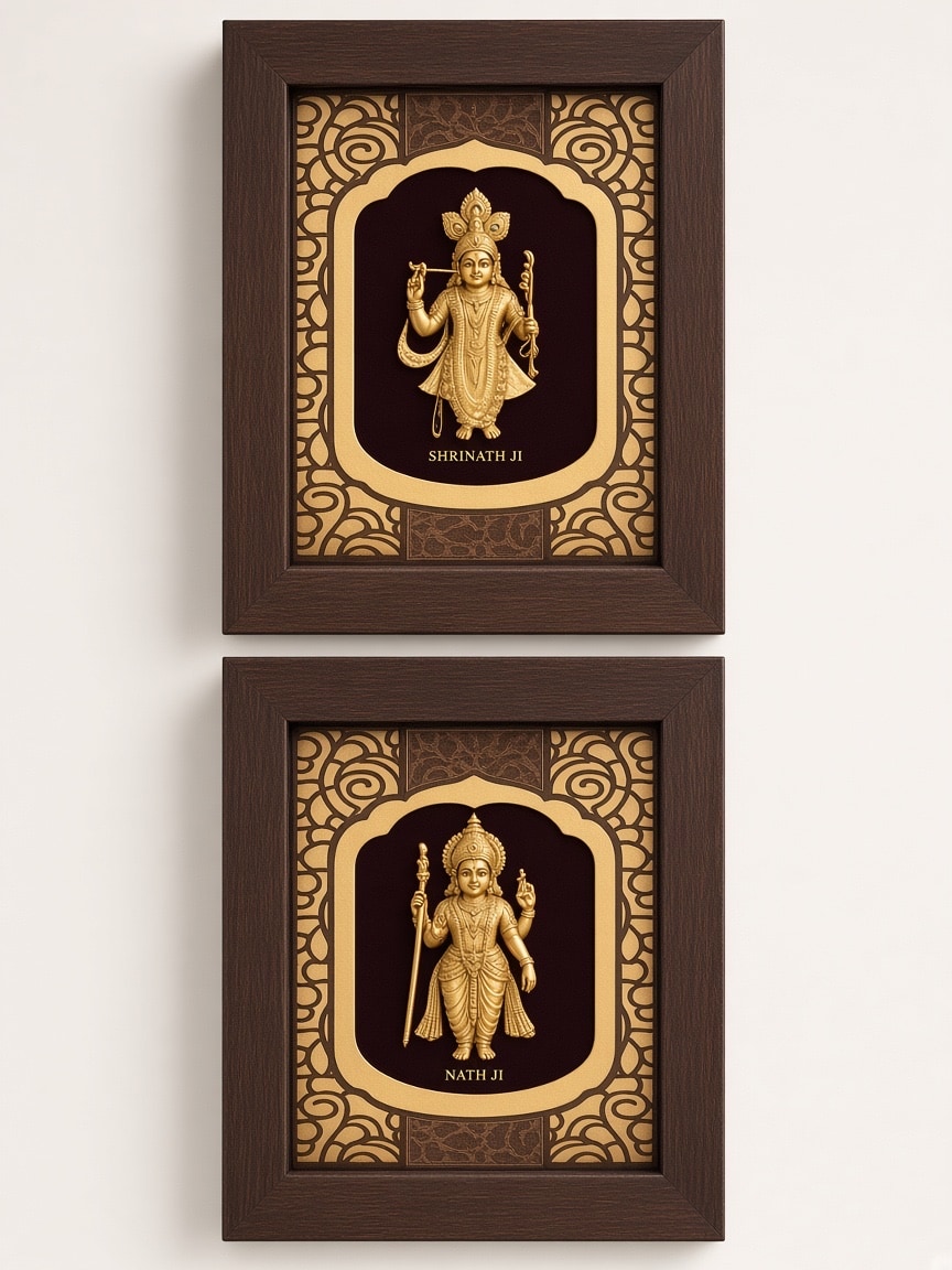 24kt gold leaf artwork of Ram Darbar