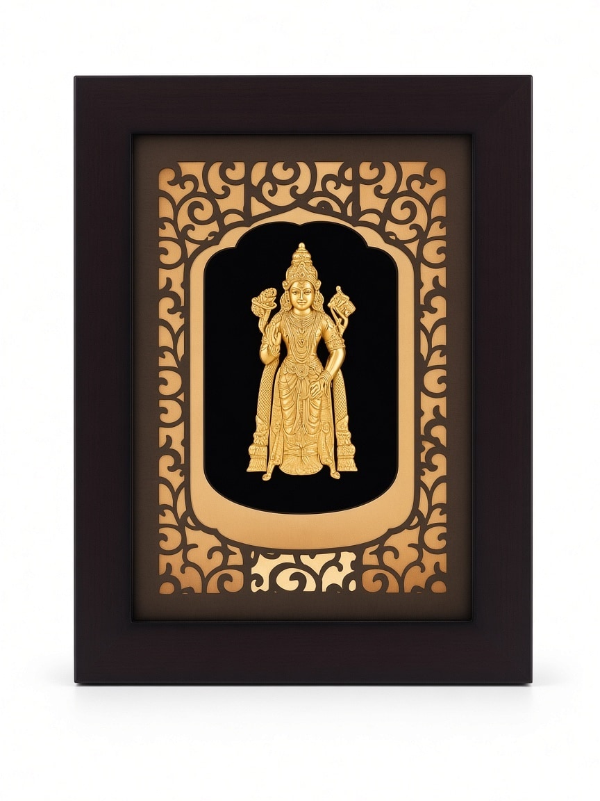 24kt gold leaf artwork of Shiv Ji